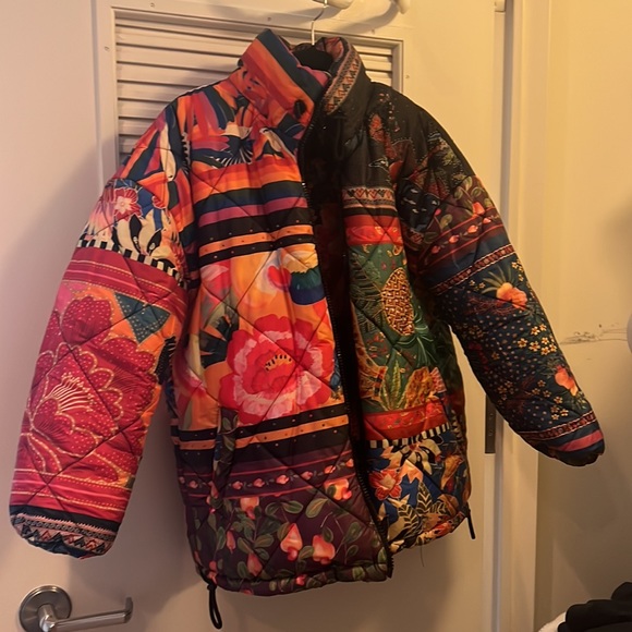 Farm Rio Reversible Puffer Jacket - Picture 2 of 2